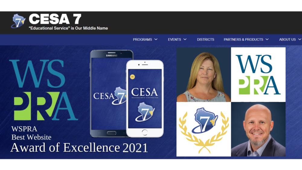 WSPRA Website Award of Excellence 2021