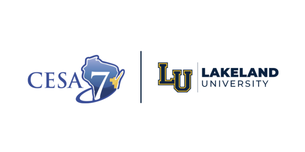 CESA 7 and LU Lakeland University Logos