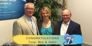 The C7 PAC Congratulates Tony, Bec & John!
